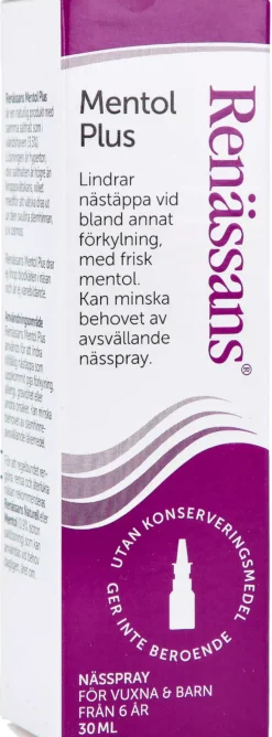 Renässans Mentol Plus Nässpray 30 ml