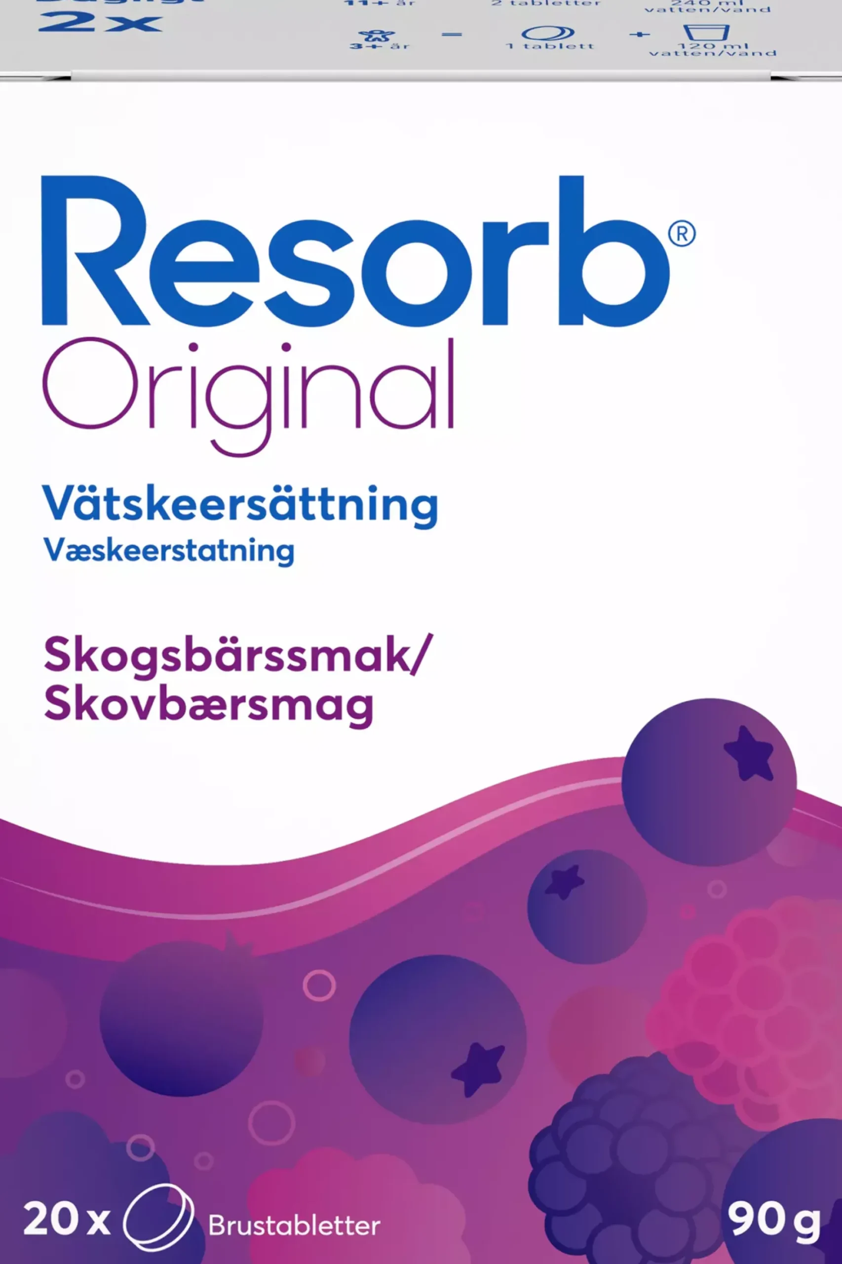 ResorbOriginal Skogsbärssmak 20 g