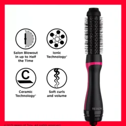 Revlon Tools One-Step Style Booster Round Brush Dryer & Styler RVDR5292UKE