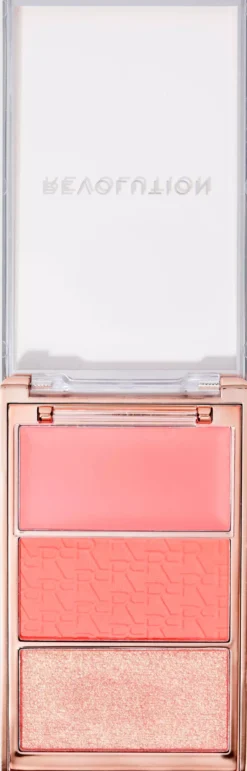 Revolution Beauty London Blush Icon Palette Aura Points Rose