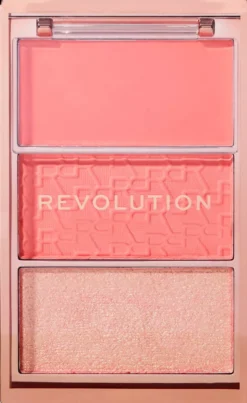 Revolution Beauty London Blush Icon Palette Aura Points Rose
