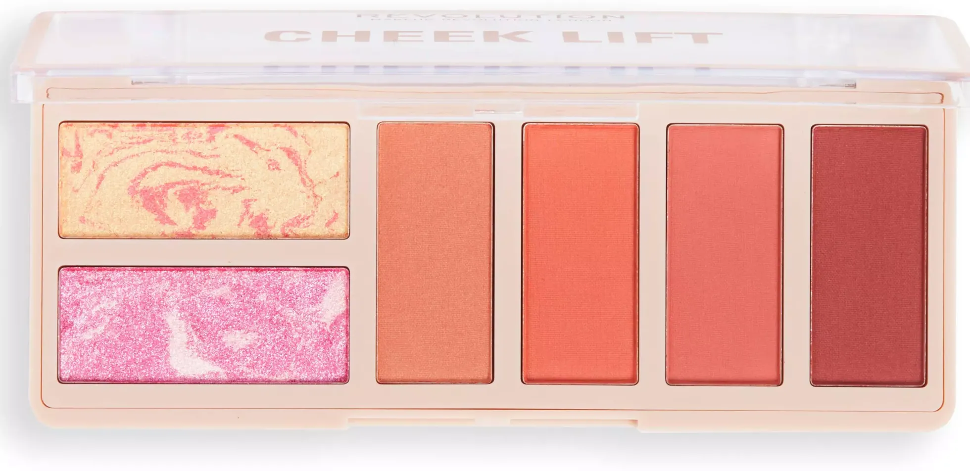 Revolution Beauty London Blush Lift Palette Coral Dreaming 10 g