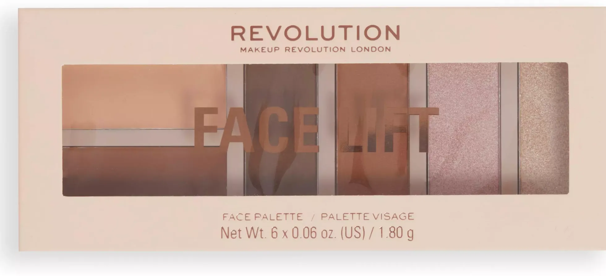 Revolution Beauty London Face Lift Palette Light to Medium 10 g