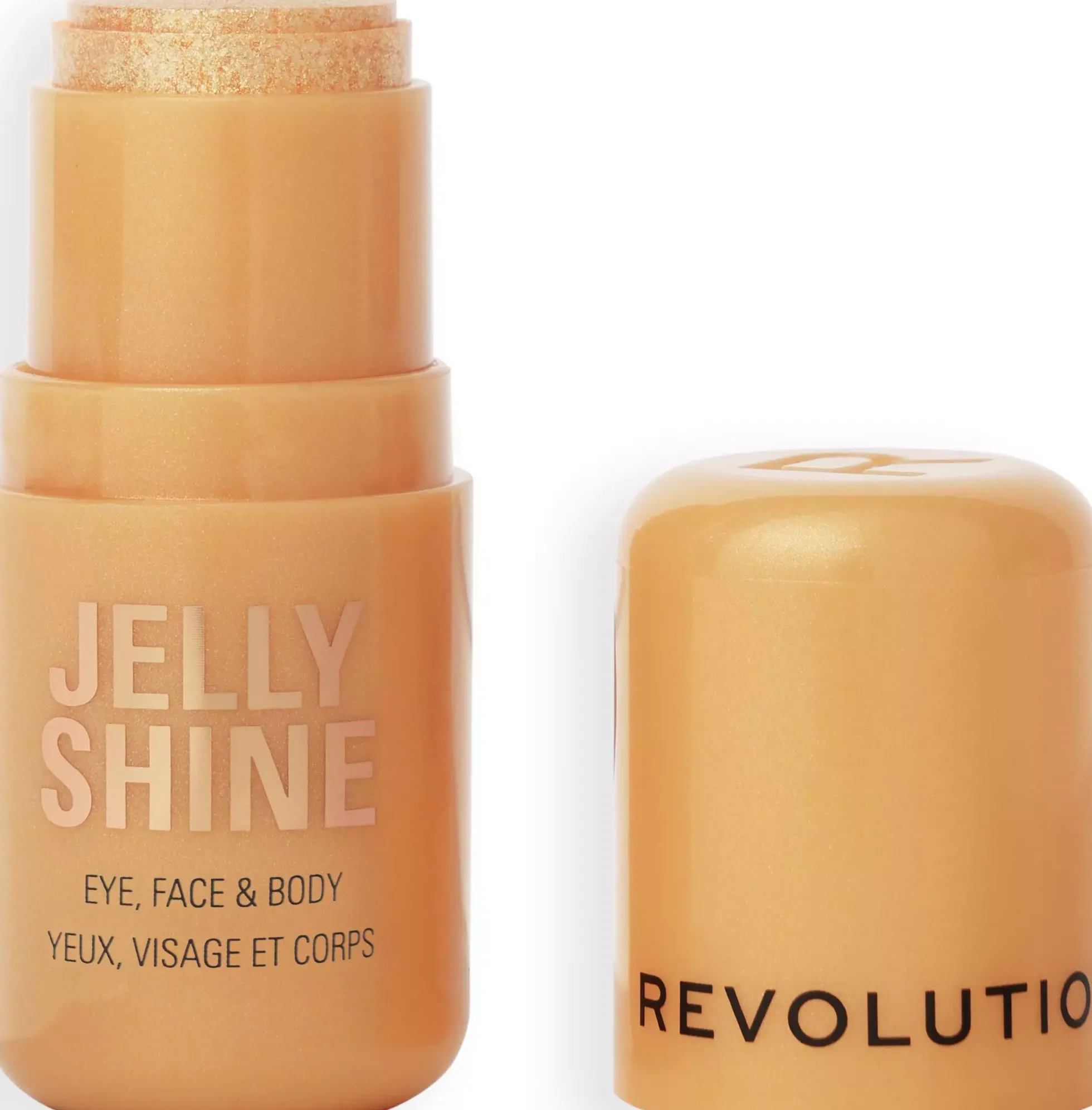 Revolution Beauty London Jelly Shine Shadow and Highlight Stick Silver Moonlight
