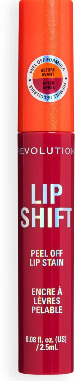 Revolution Beauty London Lip Shift Peel Off Lip Stain Lunar Kiss Red