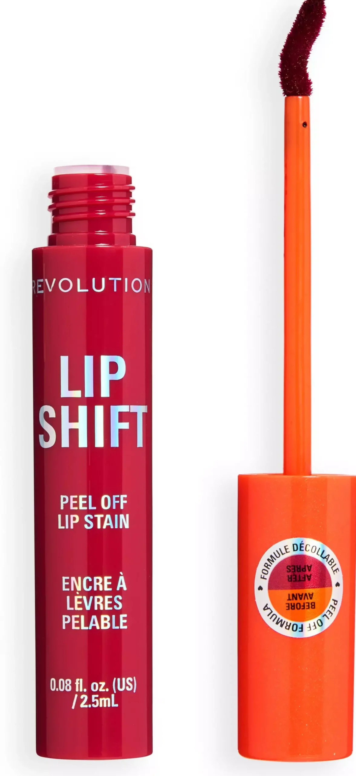 Revolution Beauty London Lip Shift Peel Off Lip Stain Lunar Kiss Red