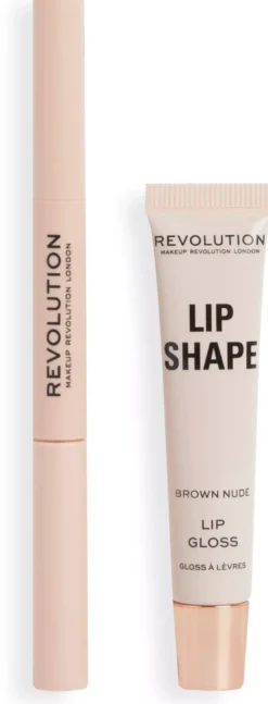 Revolution Beauty London Lip Shape Kit Rose Pink