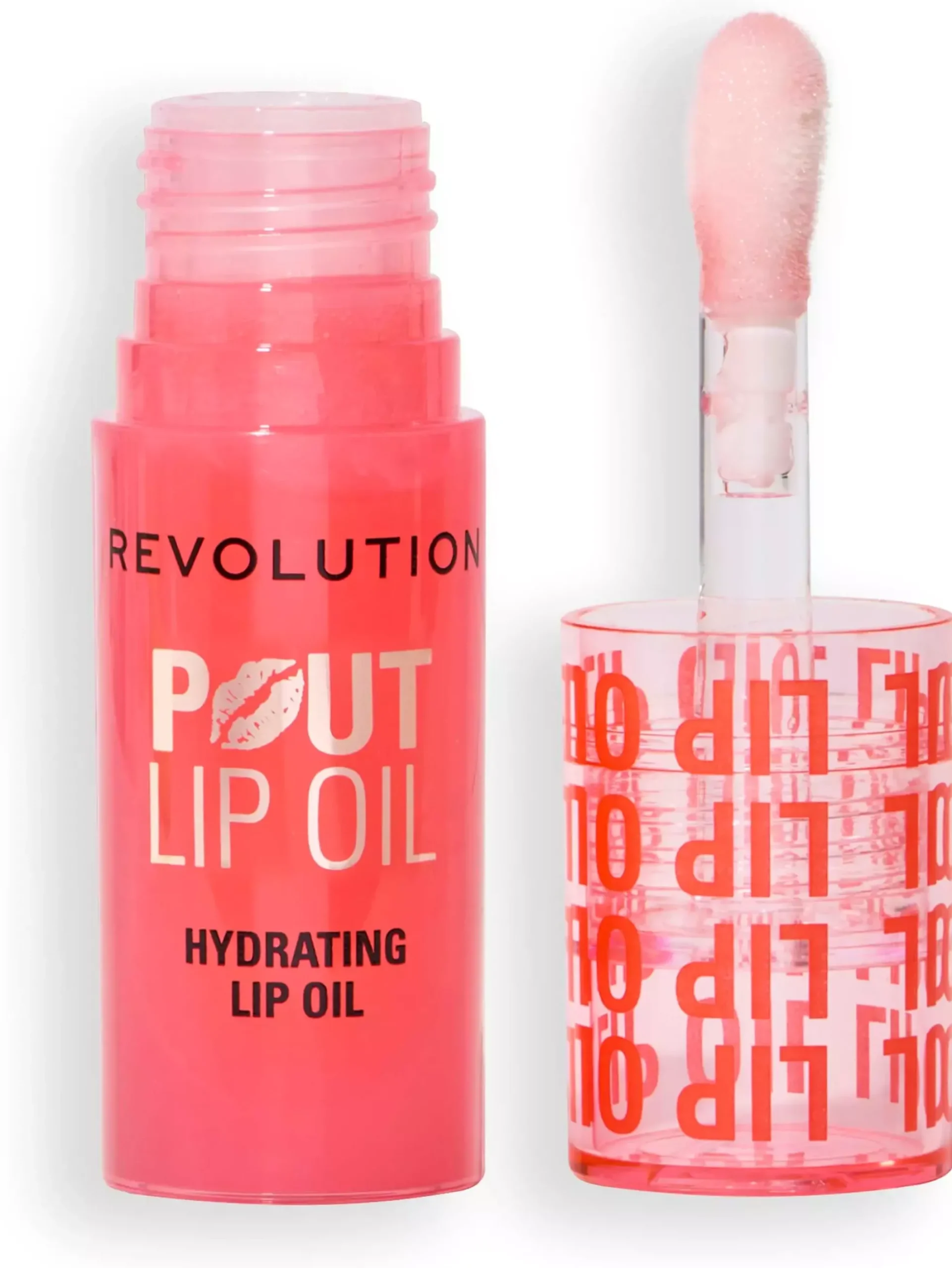 Revolution Beauty London Pout Lip Oil Glam Pink Shimmer