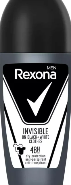 Rexona Men 48h Invisible black + white roll-on