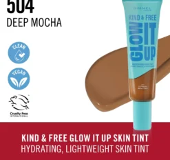 RimmelKind & Free Glow It Up Moisturising Skin Tint 150 Rose Vanilla