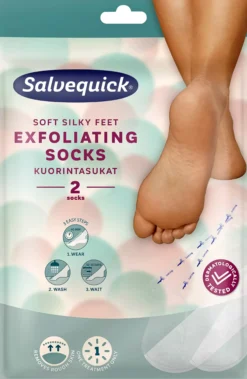 Salvequick Exfoliating Sock 2 Socks 34 ml