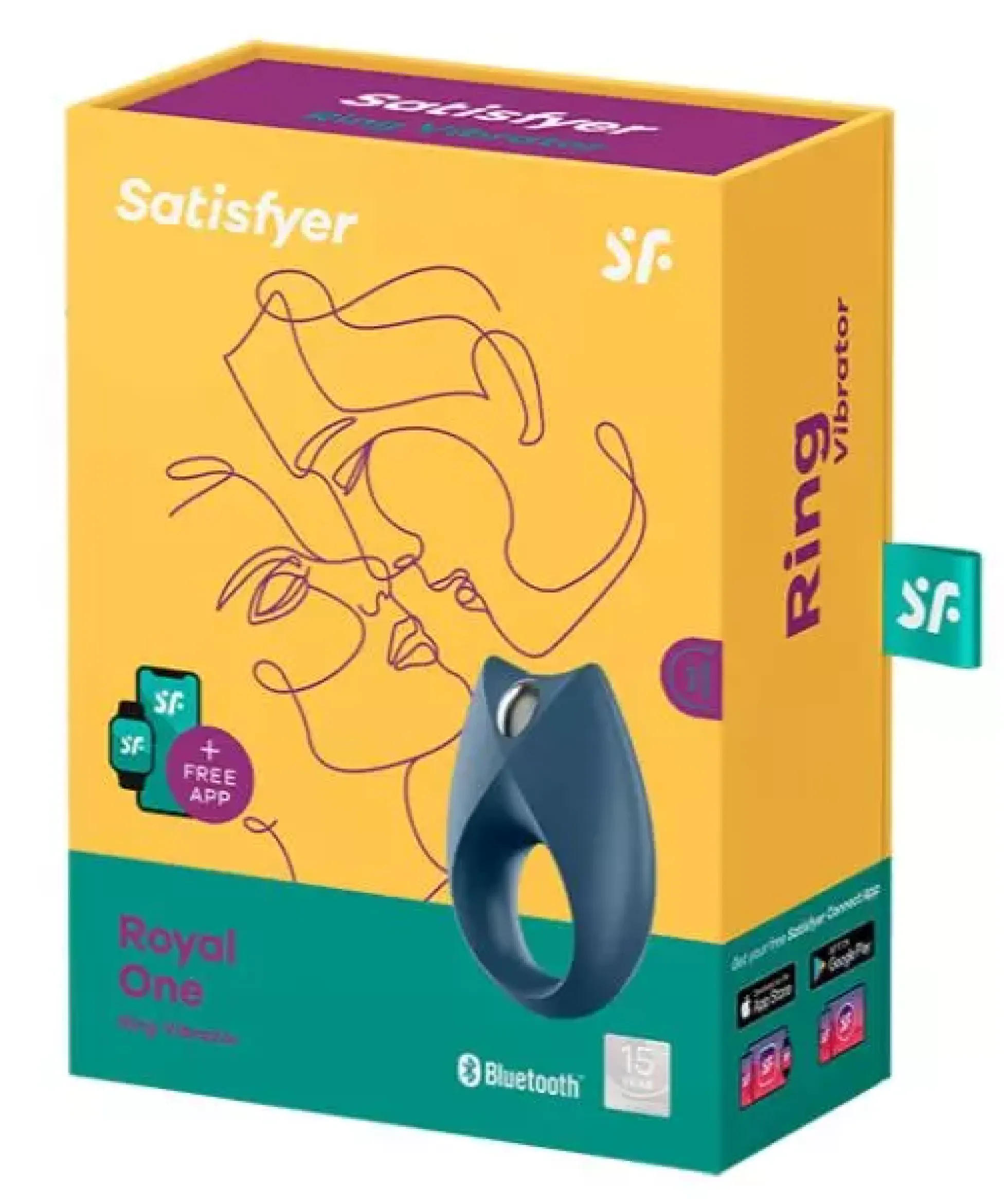 Satisfyer One Ring incl. Bluetooth and App Royal