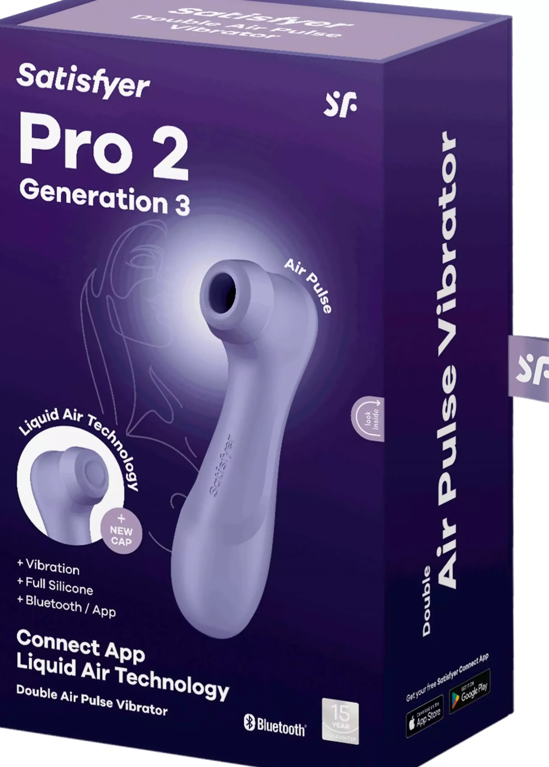 Satisfyer Pro 2 Generation 3 Connect App Lilac