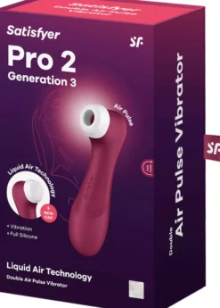 Satisfyer Pro 2 Generation 3 with Liquid Air Wine Red