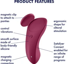 Satisfyer Sexy Secret Wine Red