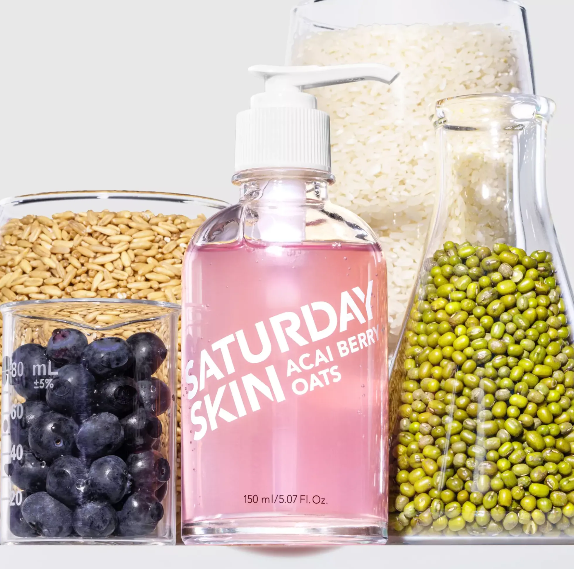Saturday Skin Acai Berry + Oats Antioxidant Gel Cleanser 150 ml