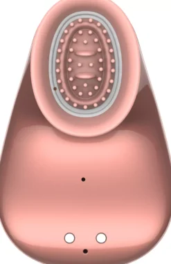 ShotsInnovation Twitch Hands Free Suction & Vibration Toy Rose