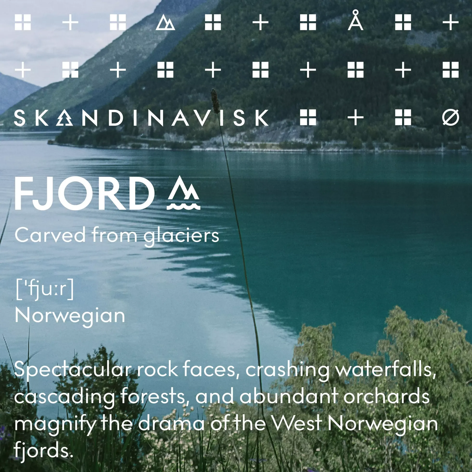 SkandinaviskFJORD Home Collection Scented Candle 200 g