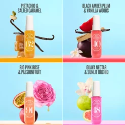 Sol de JaneiroLimited Edition Ipanema Sunset Cheirosa Perfume Mist Best Sellers 4 x 30 ml