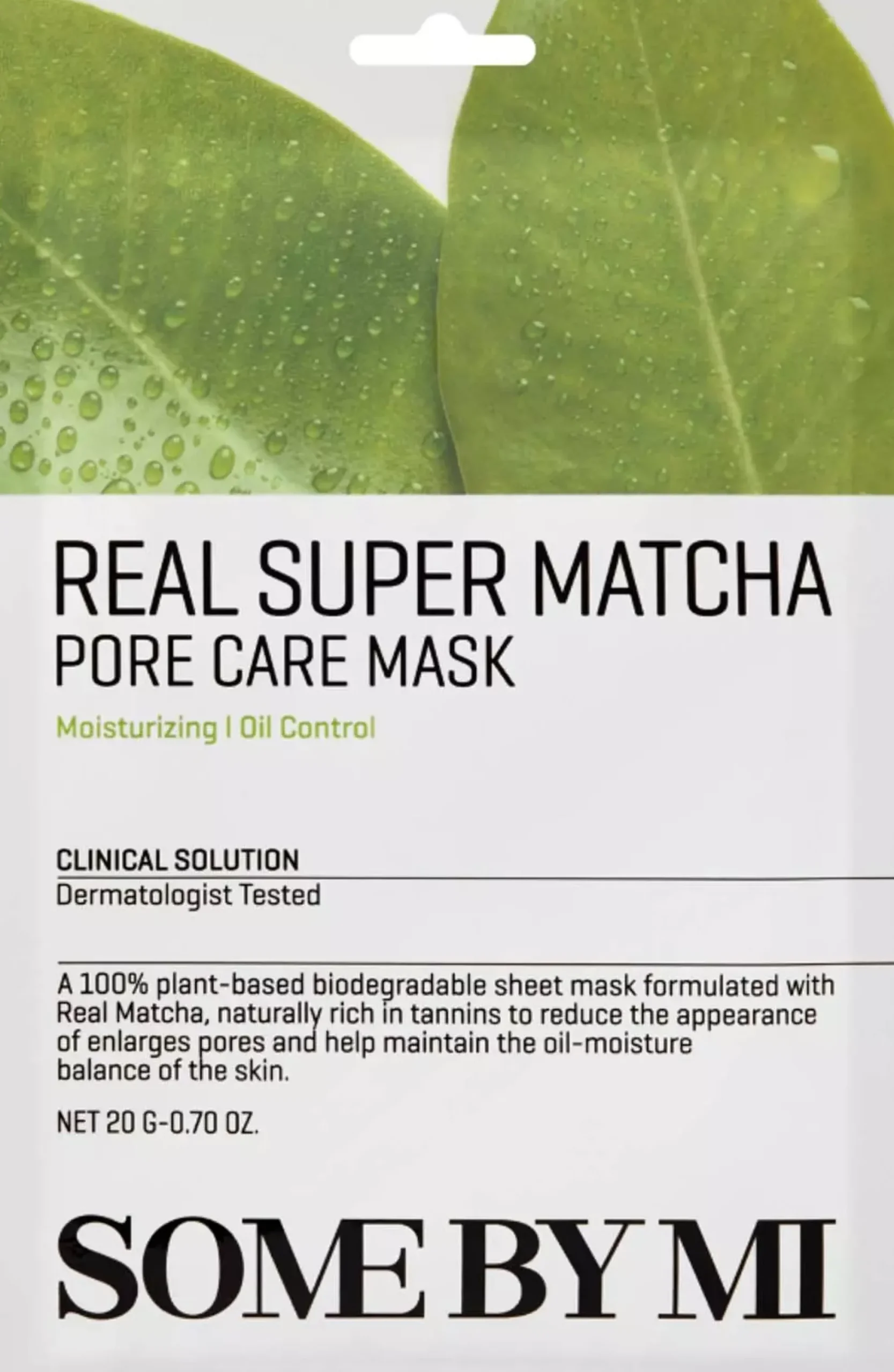 SOME BY MI Real Super Matcha Pore Care Mask 20 g
