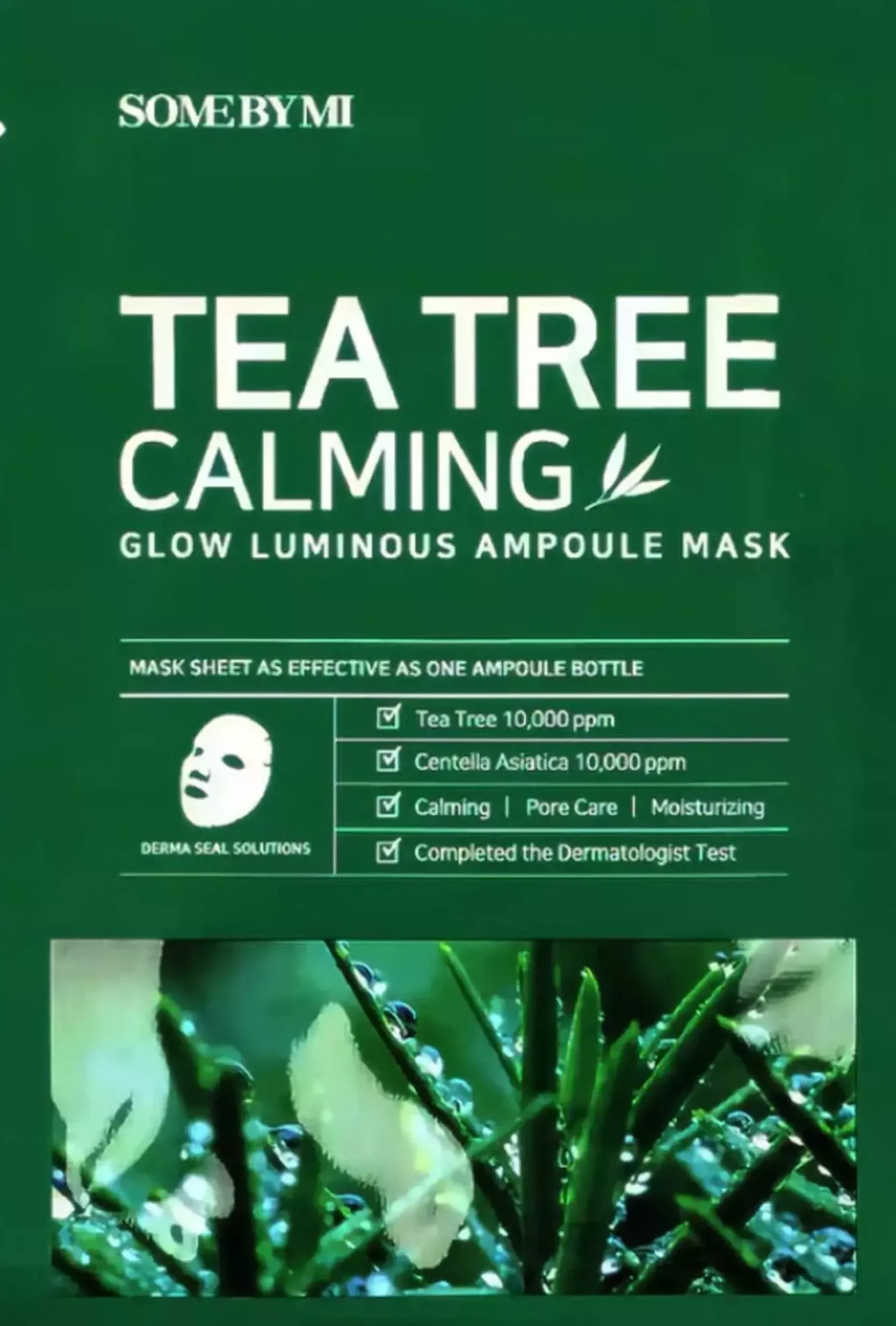 SOME BY MI Tea Tree Calming Glow Luminous Ampoule Mask