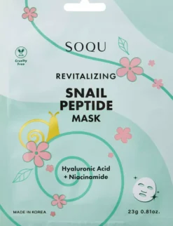 SOQU Snail Peptide Sheet Mask 23 g
