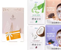 Stay Well Vegan+Bubble Masks 4pcs