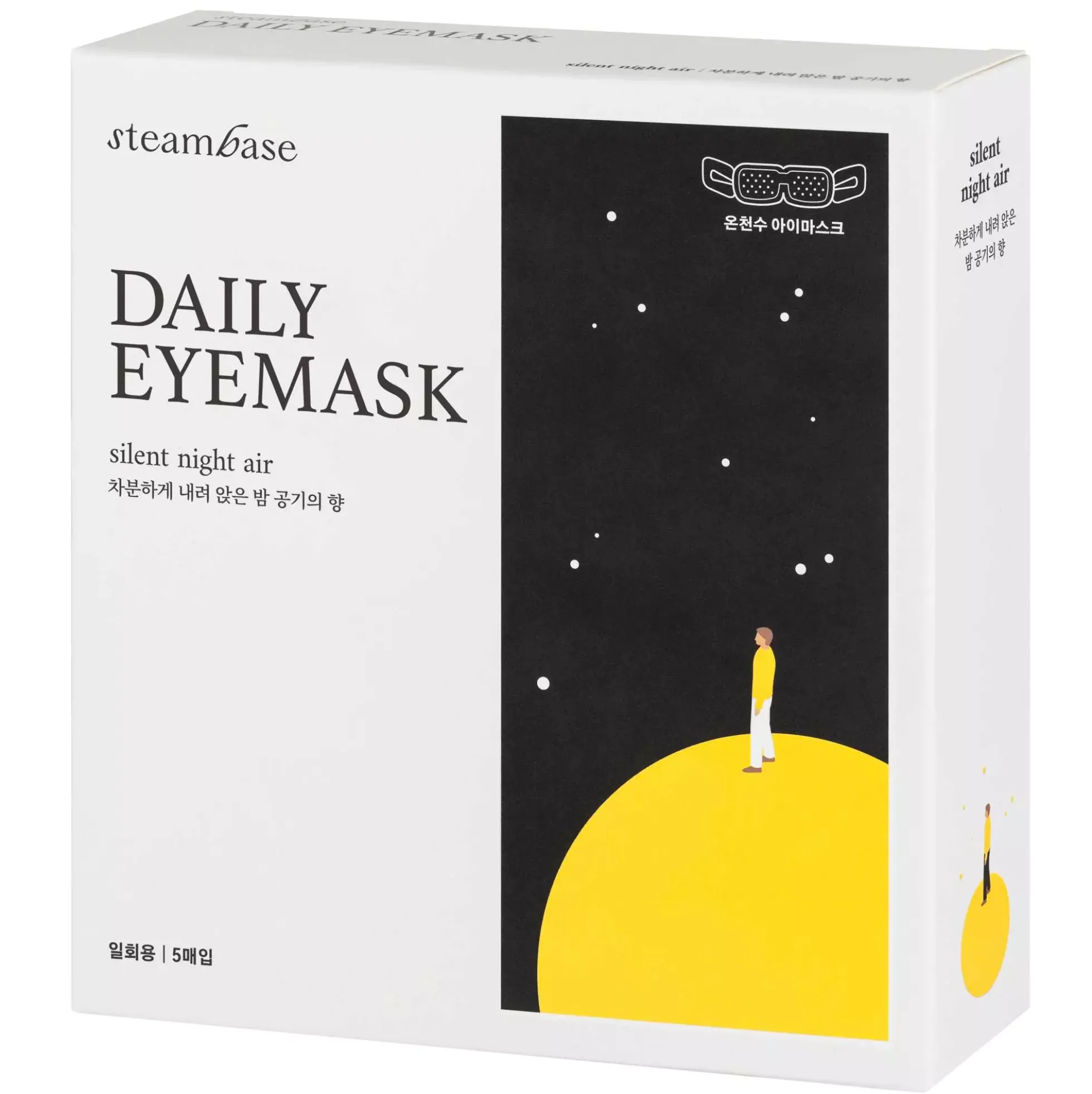 Steambase Daily Eyemask 5pcs Silent Night Air 90 g