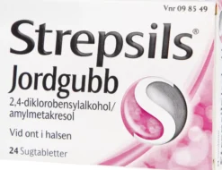 Strepsils Jordgubb Sugtablett 36 st