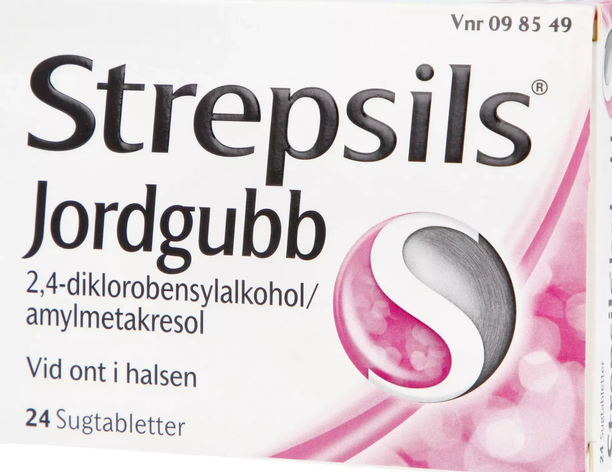 Strepsils Jordgubb Sugtablett 24 st