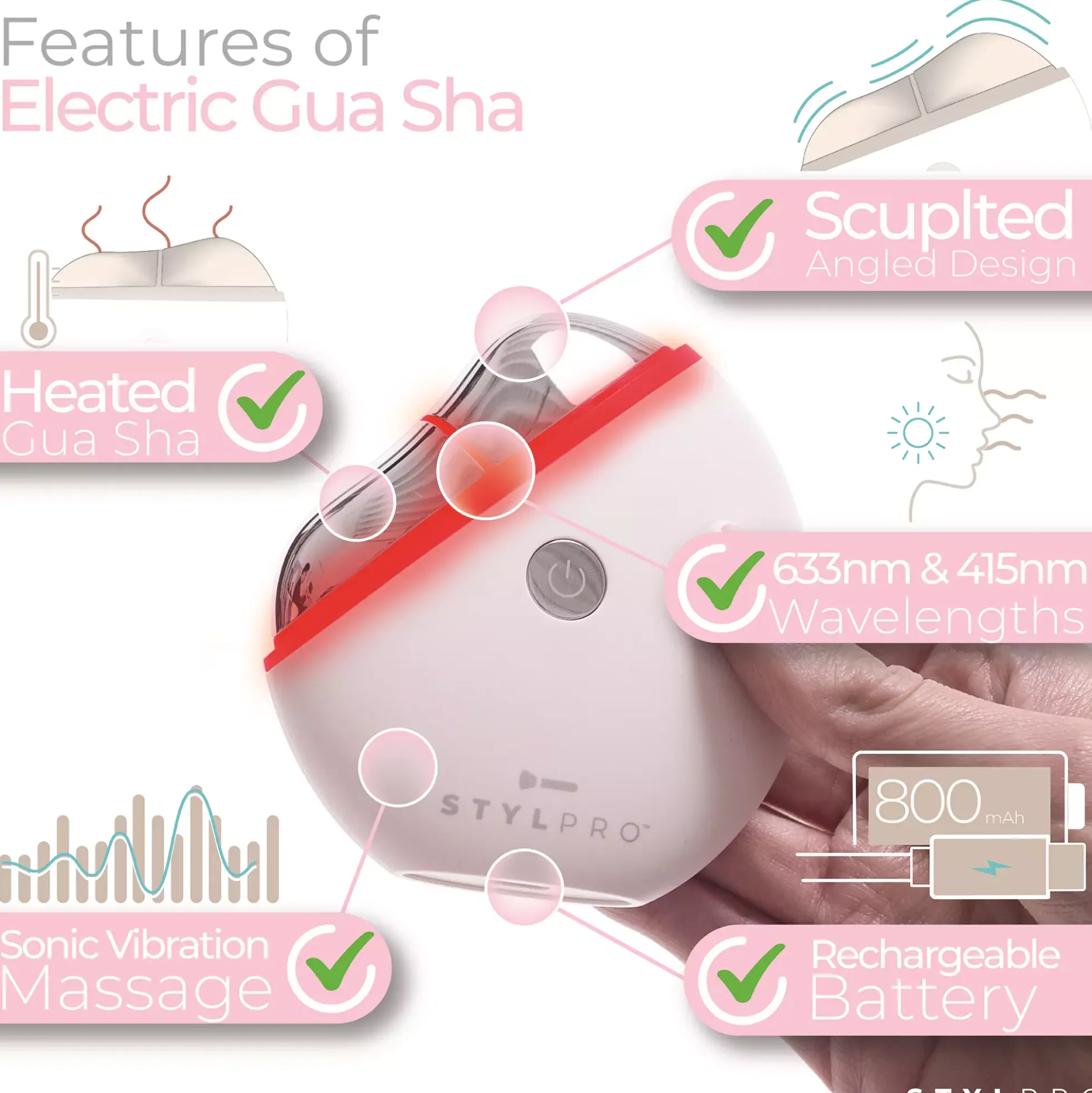 STYLPRO Heated LED Electric Gua Sha