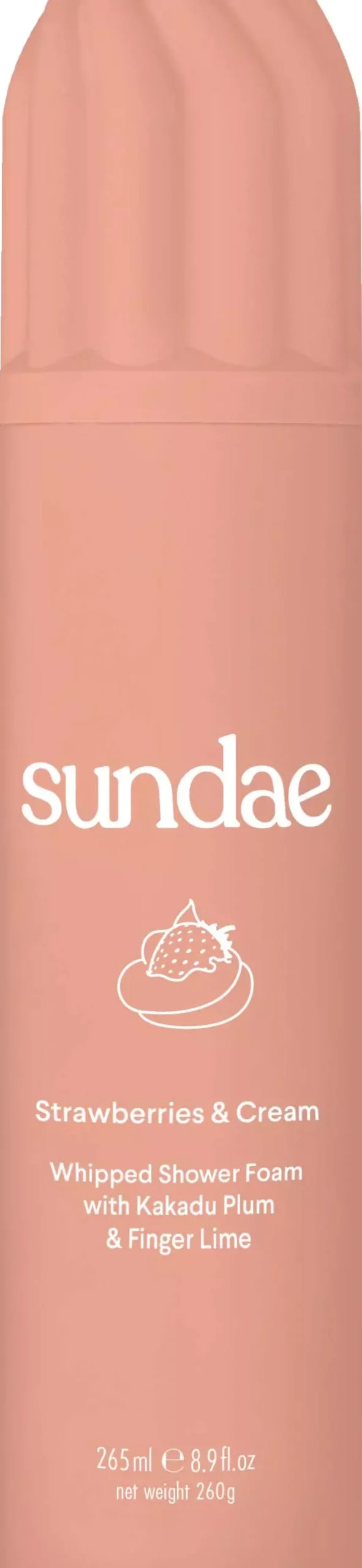 Sundae Strawberries & Cream Foaming Body Wash 265 ml