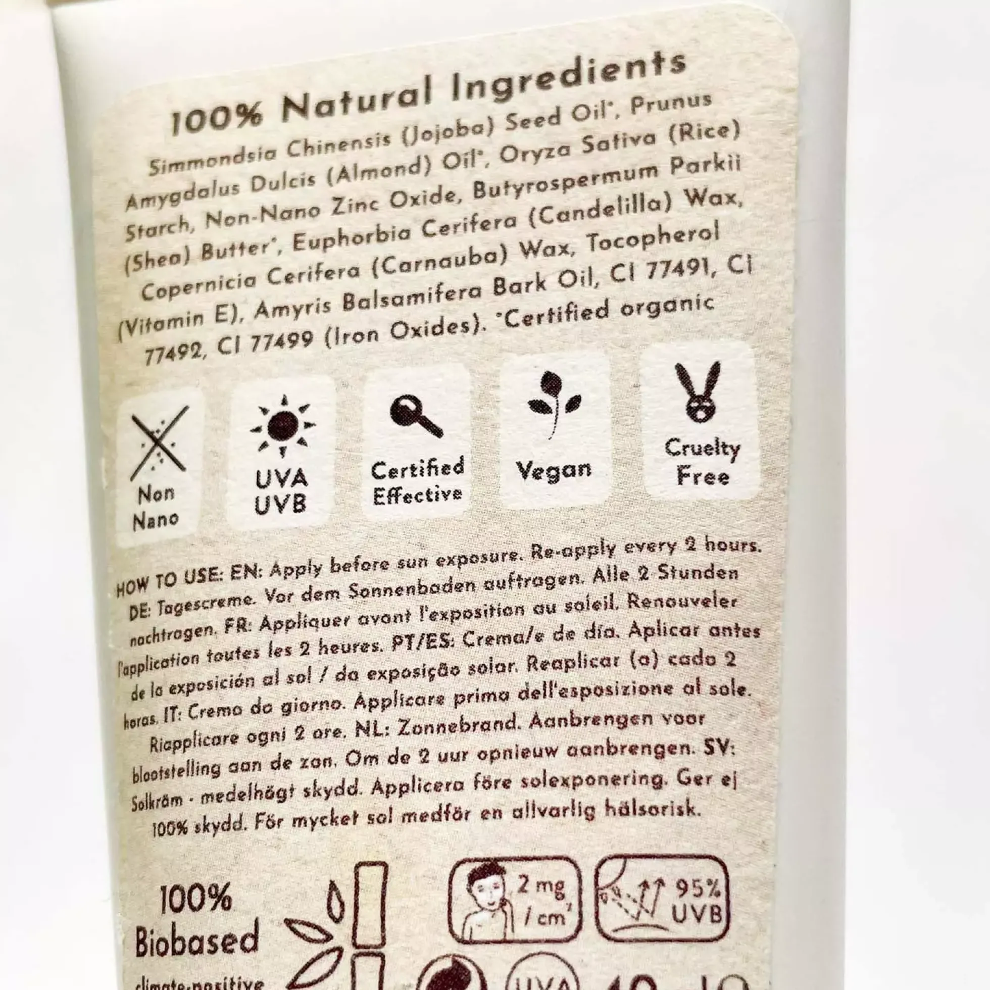 SuntribeSun Care Suntribe All Natural Mineral Day Cream Spf 20 40 ml