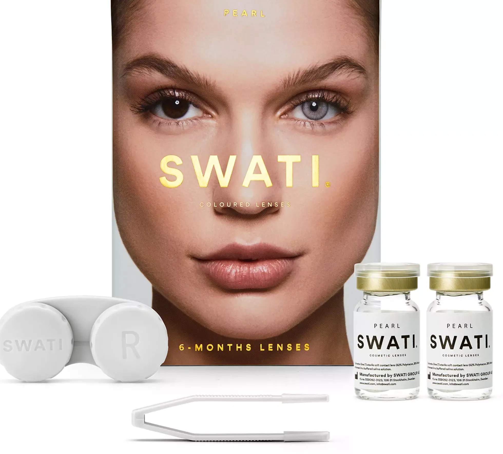 SWATI Cosmetics 6 Month Lenses Pearl