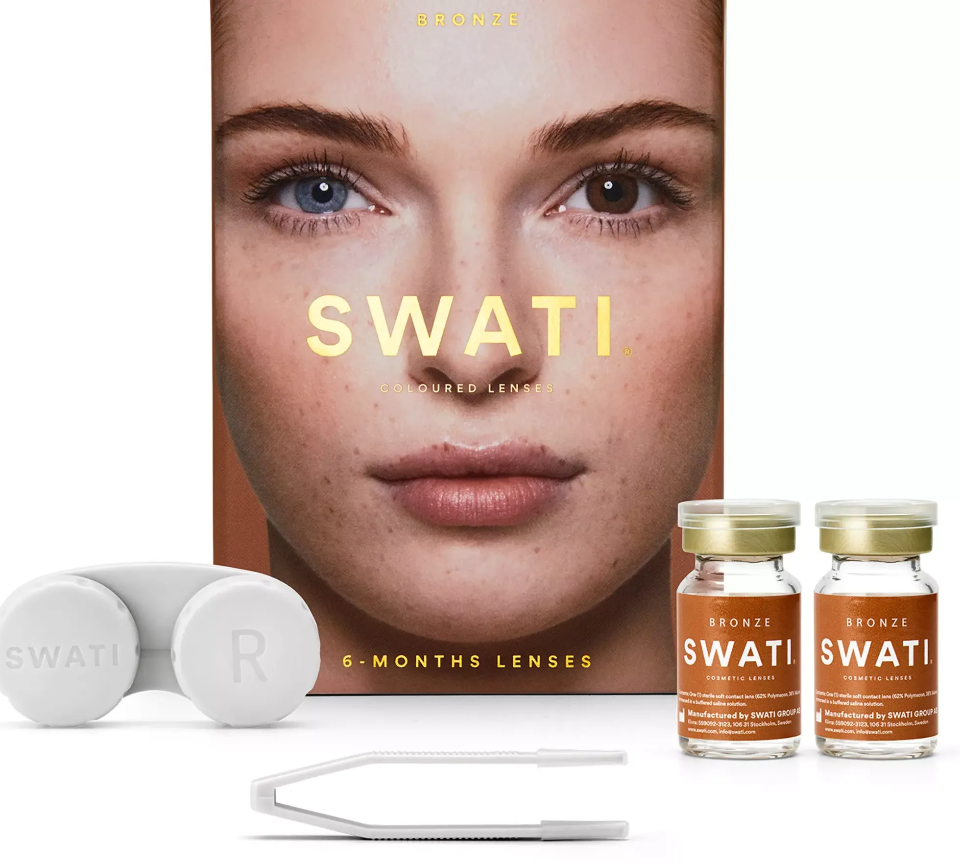 SWATI Cosmetics 6 Month Lenses Bronze