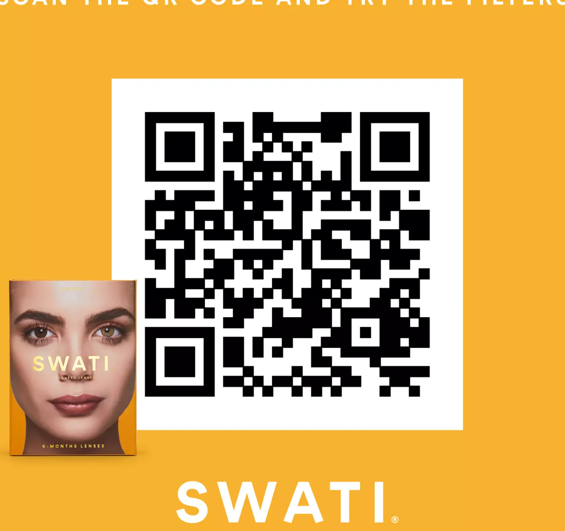 SWATI Cosmetics 6 Month Lenses Honey