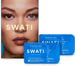 SWATI Cosmetics 1 Month Lenses Sapphire