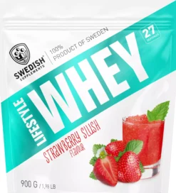 Swedish Supplements Lifestyle Whey Strawberry Slush 900 g