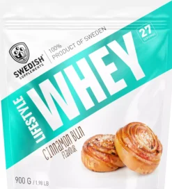 Swedish Supplements Lifestyle Whey Cinnamon Bun 900 g