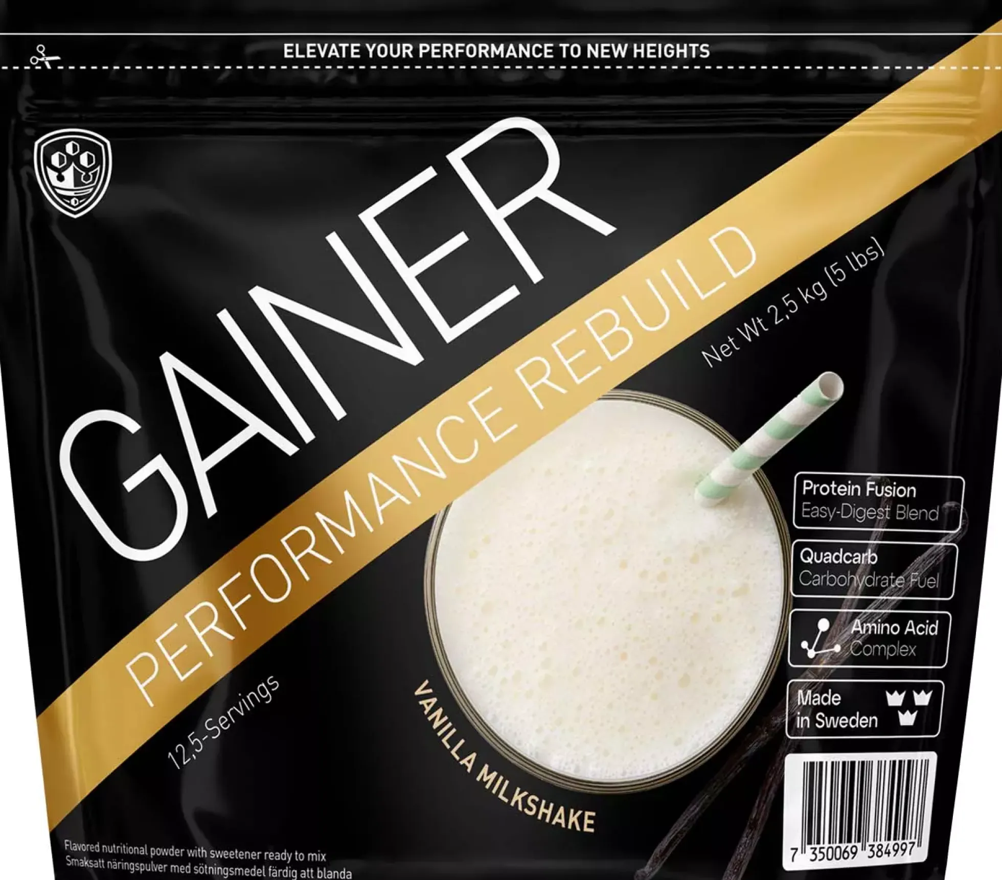 Swedish Supplements Performance Gainer Vanilla milkshake 250 g