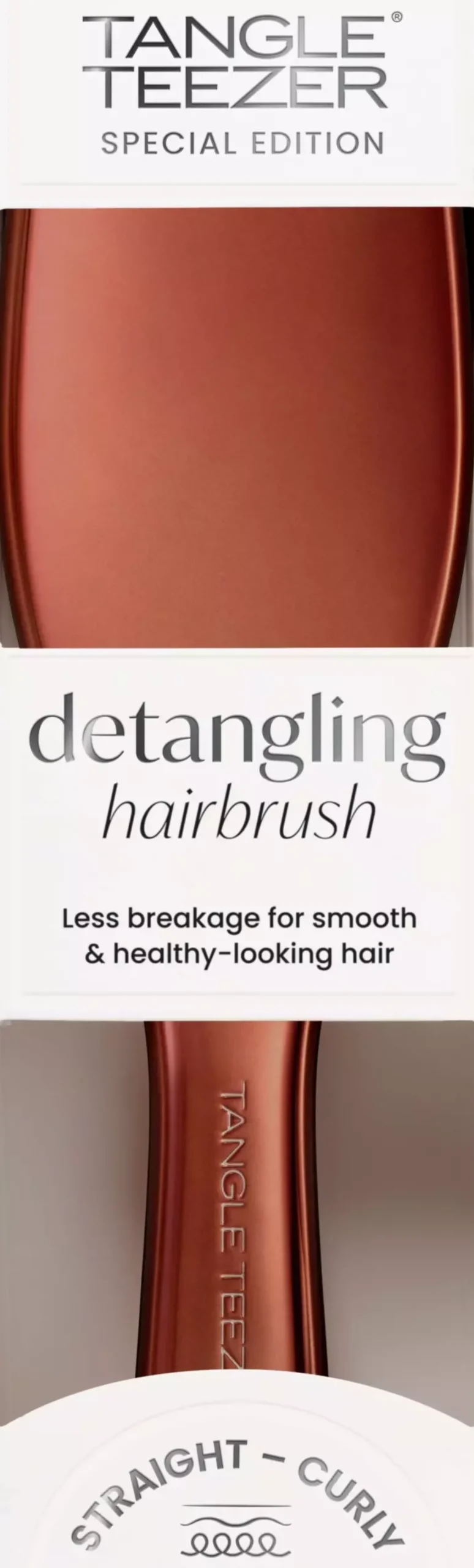 Tangle TeezerThe Ultimate Detangler Regular Chrome Chocolate Bronze