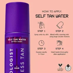 Tanologist Extra Dark Self Tanning Water 200 ml