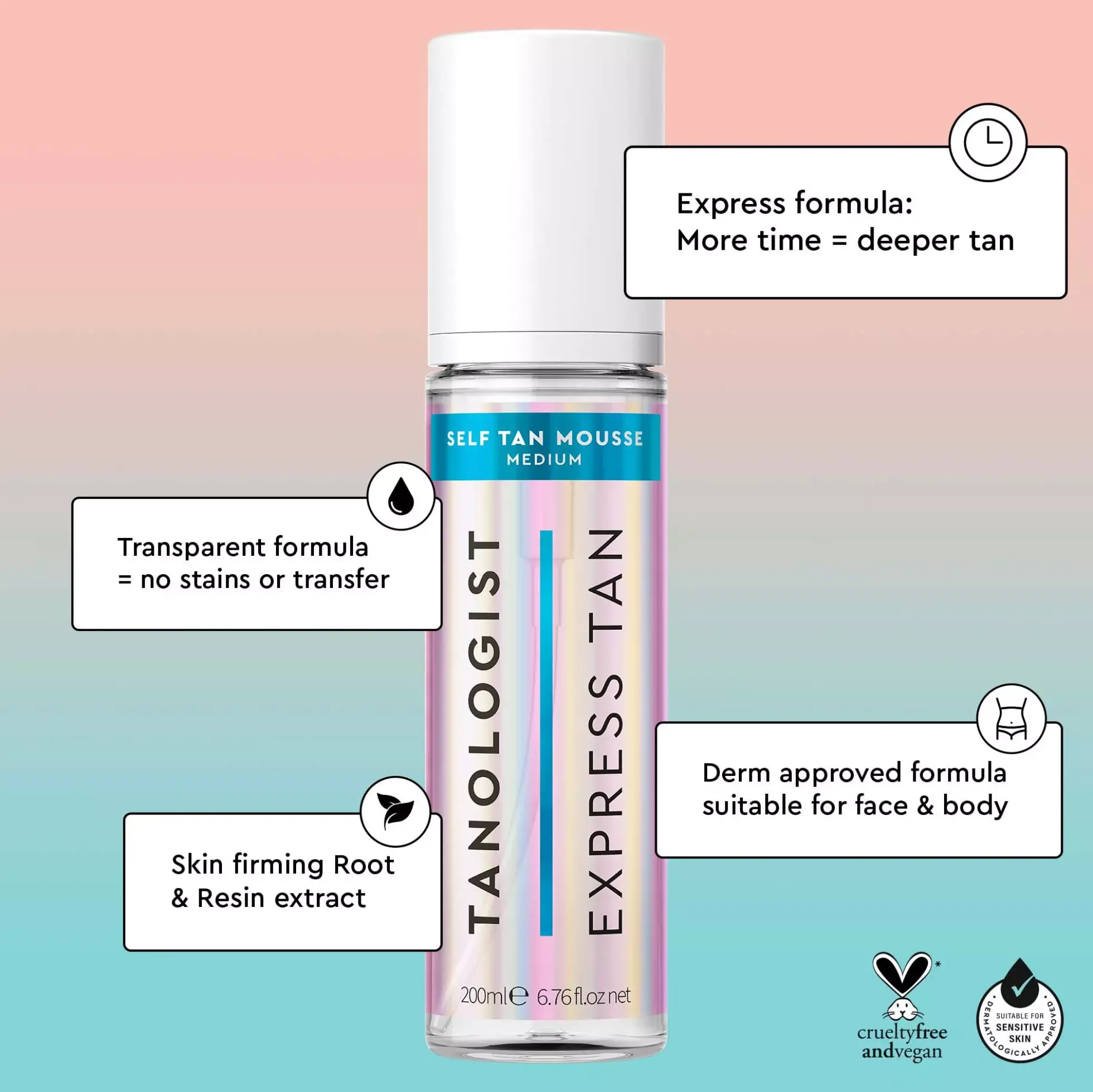Tanologist Self-Tan Mousse Light