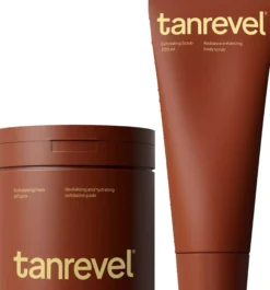 Tanrevel® Exfoliating Bundle Pads 60 pcs & Scrub 200 ml
