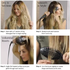 T3 Edge Heated smoothing & styling brush