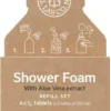The Green Lab Co. Refill Shower Foam Eucalyptus & Vanilla 4x125ml