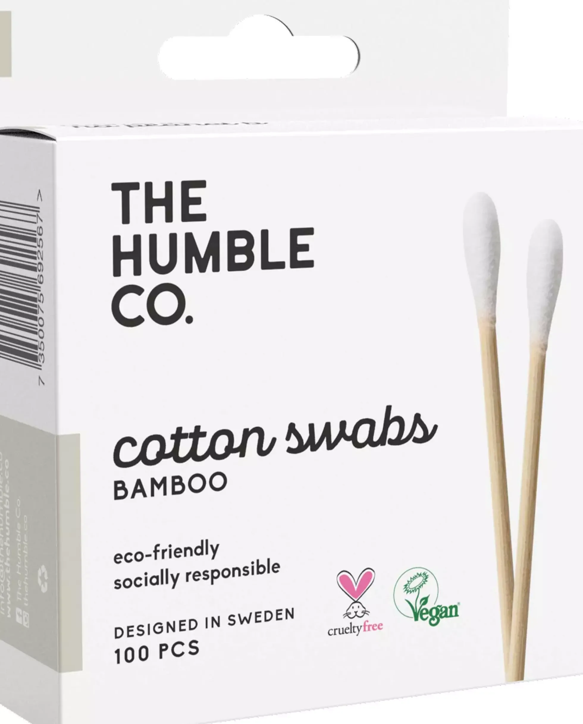 The Humble Co. Bamboo Cotton Swabs White