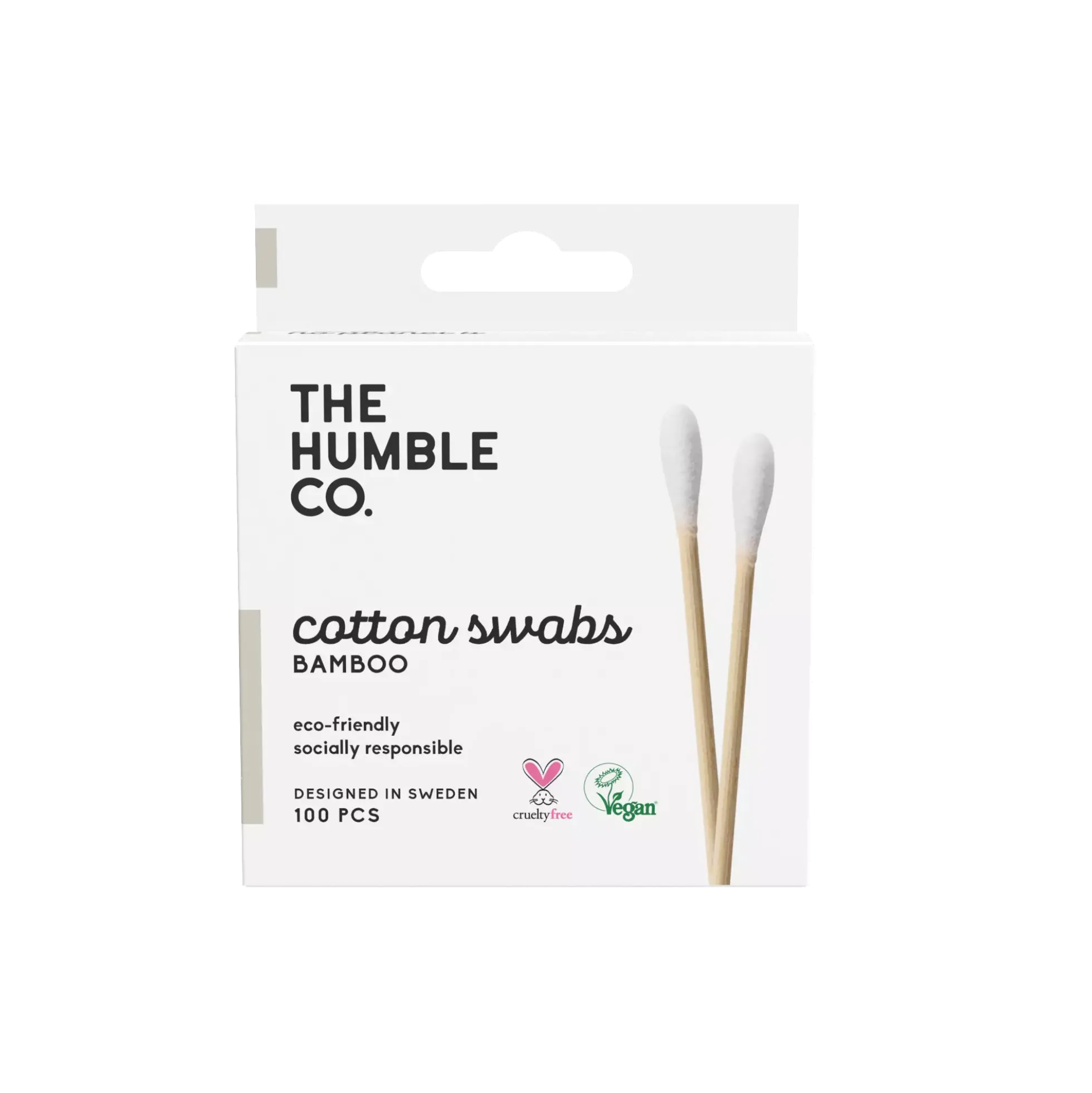 The Humble Co. Bamboo Cotton Swabs White