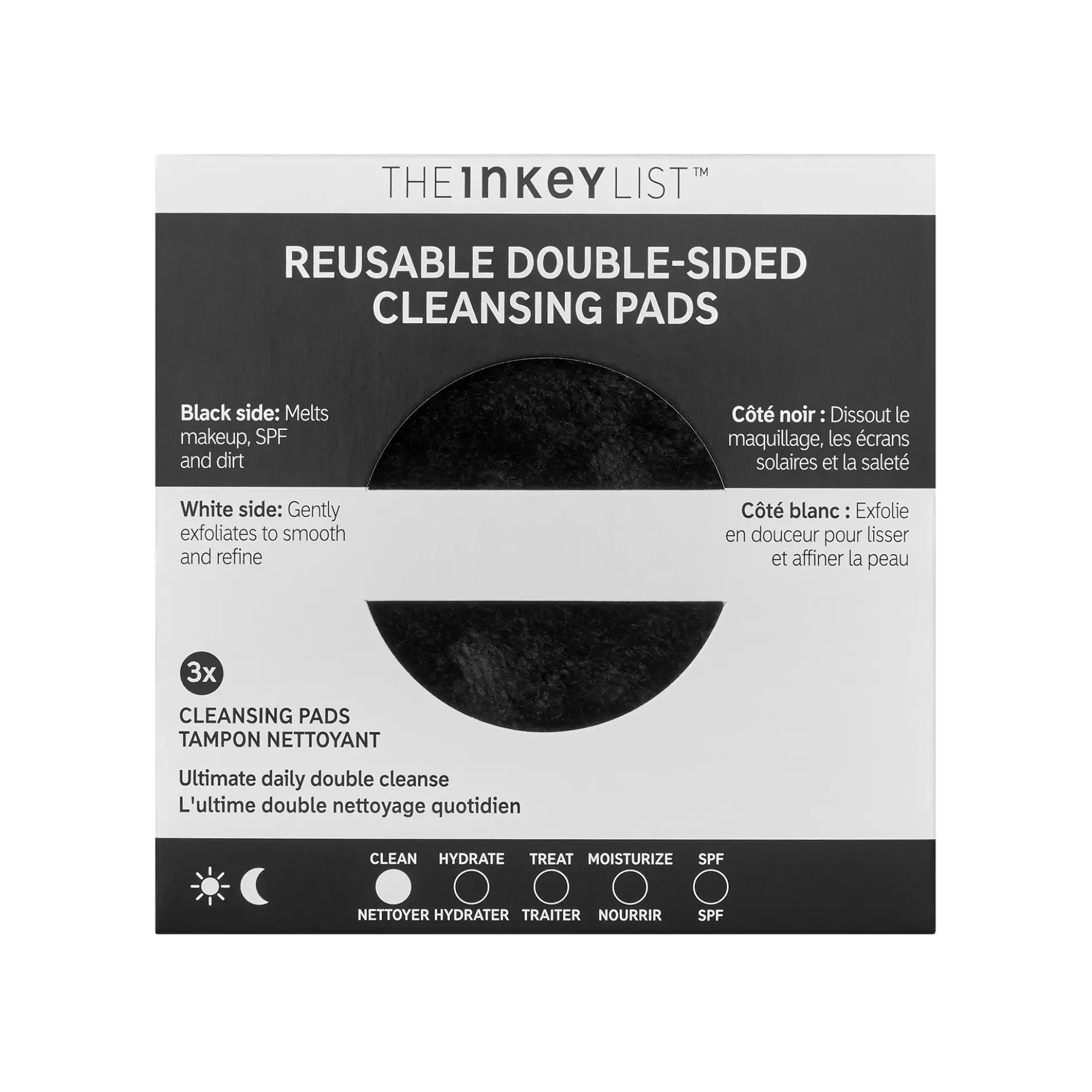 The Inkey List Reusable Cleansing Pads 3 st