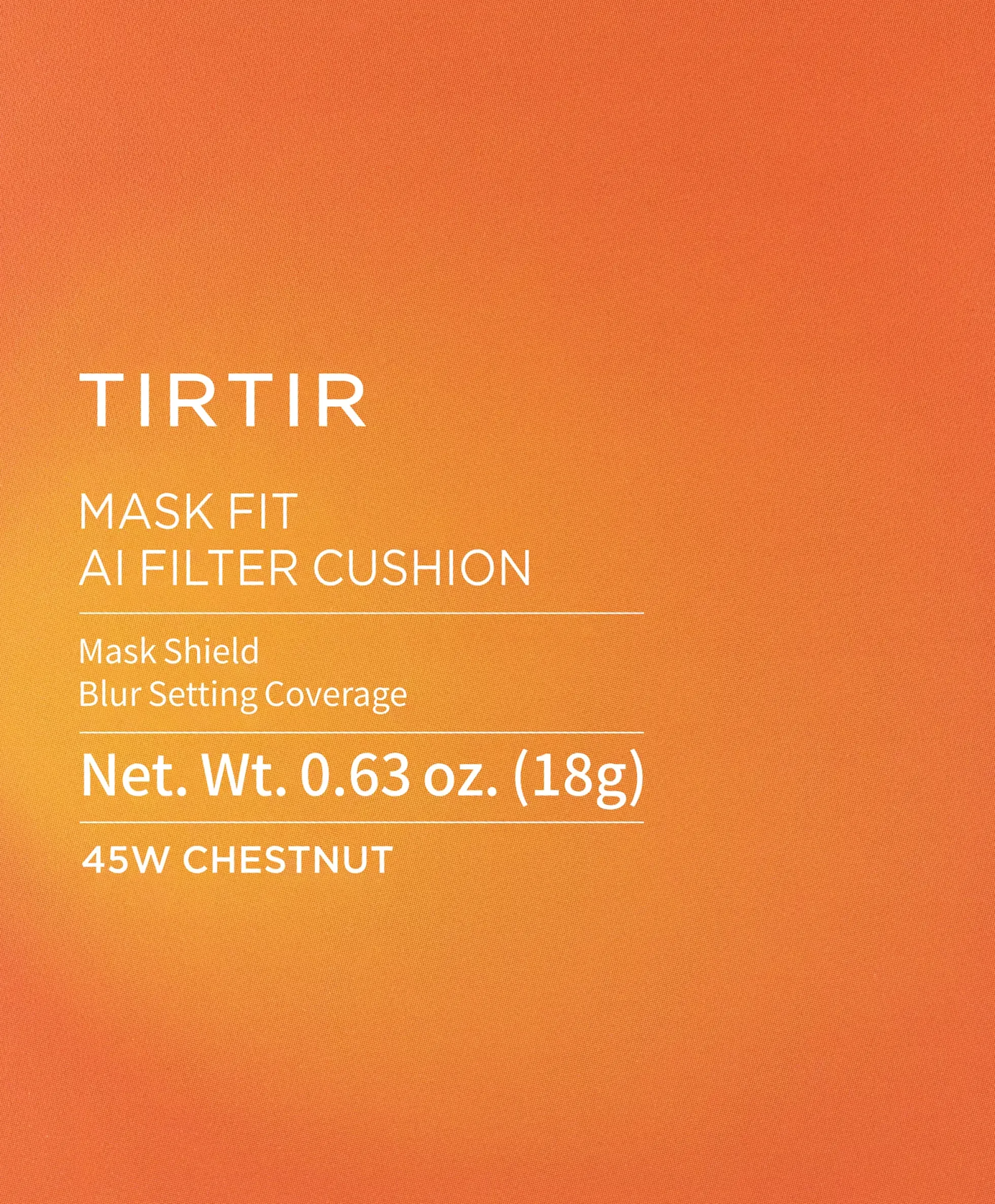 TIRTIR Mask Fit AI Filter Cushion 34W Toffee
